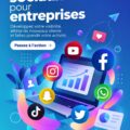 Femme utilisant un ordinateur pour gérer les réseaux sociaux de son entreprise
