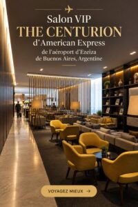 Salon VIP The Centurion à l'aéroport Ezeiza, un espace élégant pour les voyageurs
