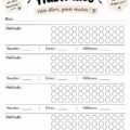 Une femme utilise un habit tracker pour organiser ses tâches et habitudes quotidiennes