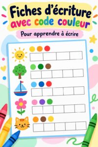 Fiches d'écriture colorées sur un bureau, outils de productivité pour entreprises.