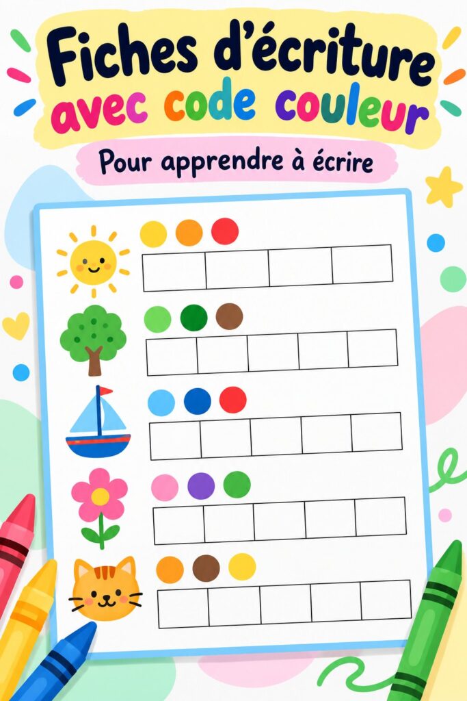 Fiches d'écriture colorées sur un bureau, outils de productivité pour entreprises.