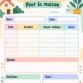 Illustration d'une femme discutant des incidents professionnels avec son équipe autour d'une table.