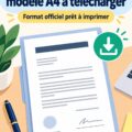 Modèle de certificat de travail en format A4 à télécharger