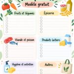 Une femme organisant sa liste de courses avec une méthode pratique