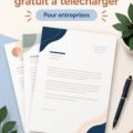 Modèle de papier à lettre professionnel gratuit pour les entreprises